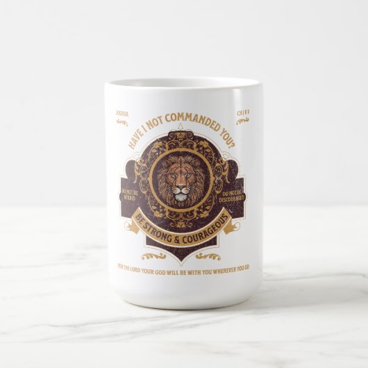 Mug Soyez forts et courageux (Centre)