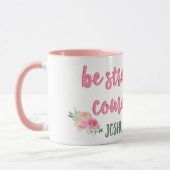 Mug Soyez forts et courageux Ecriture // Verse Bible (Gauche)
