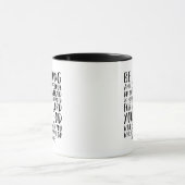 Mug Soyez Forts Et Courageux, Joshua 1:9 (Centre)
