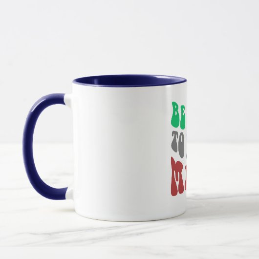 Mug SOYEZ GENTIL À VOTRE ESPRIT - Forme colorée (Gauche)