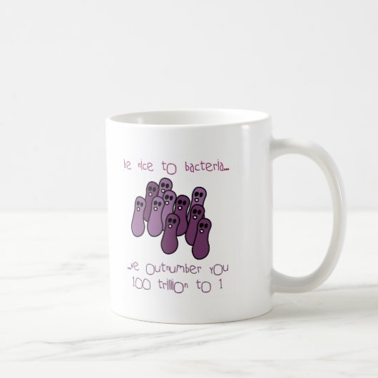 Mug Soyez gentil aux bactéries (Droite)