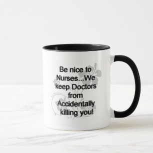 MUG SOYEZ GENTIL AUX INFIRMIÈRES