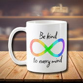 Mug Soyez gentil avec chaque esprit - Autisme Acceptat