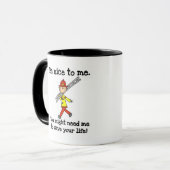 Mug Soyez gentil avec les pompiers (Devant gauche)