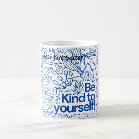 Mug ✨ "Soyez gentil avec vous" - Motivation minimalist (Centre)