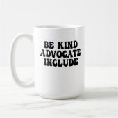 Mug Soyez gentil, défendez, incluez (Gauche)