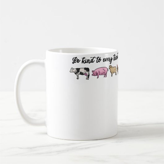 Mug Soyez Gentil Envers Chaque Espèce (Gauche)