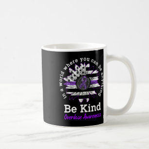 Mug Soyez gentil Purple Sunflower Overdose Sensibilisa