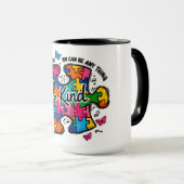 Mug Soyez Gentil/ Sensibilisation à l'autisme (Devant droit)