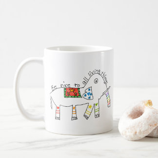 Mug "Soyez gentils avec tous les êtres vivants"