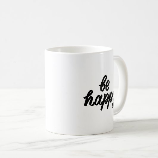 Mug Soyez heureux (Devant droit)