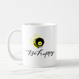 Mug "Soyez Heureux" Abeille Inspirante