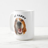 Mug Soyez heureux Beagle (Devant gauche)