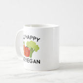 Mug Soyez Heureux d'être Vegan (Devant gauche)
