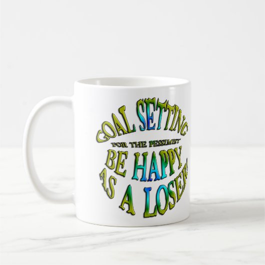 Mug Soyez heureux en tant que perdant (Gauche)