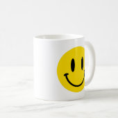 Mug Soyez heureux Grinning Face Drôle (Devant droit)