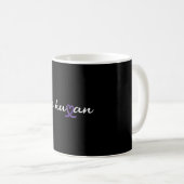 Mug Soyez humain Jour des Chemises Orange (Devant droit)