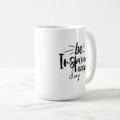 Mug Soyez Inspiré chaque jour (Devant droit)