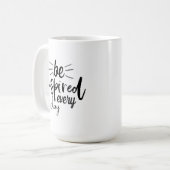 Mug Soyez Inspiré chaque jour (Devant gauche)