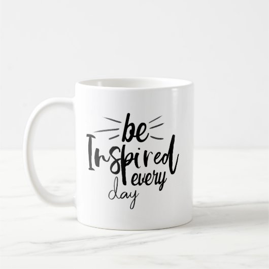 Mug Soyez Inspiré chaque jour (Gauche)