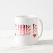Mug Soyez la mienne Valentine (Devant droit)