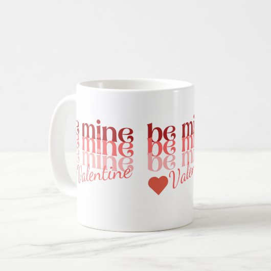 Mug Soyez la mienne Valentine (Devant gauche)