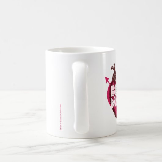 Mug Soyez la mienne Valentine Flèche coeur (Poignée)