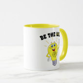 Mug Soyez la pâte à café légère| Coupe du café|Mug chr (Devant droit)