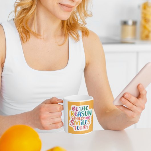 Mug Soyez La Raison Pour Laquelle Quelqu'Un Sourit Auj