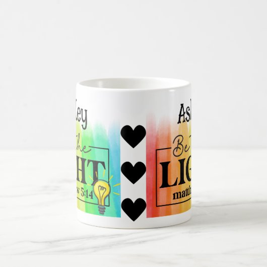 Mug Soyez l'arc-en-ciel léger (Centre)