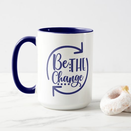 Mug Soyez le changement (Avec donut)