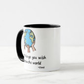 Mug Soyez le changement (Devant gauche)