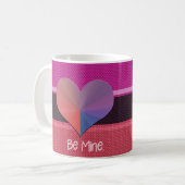 Mug Soyez le coeur réfléchi de Valentine (Devant gauche)
