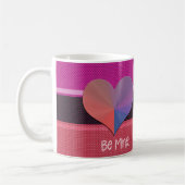 Mug Soyez le coeur réfléchi de Valentine (Gauche)