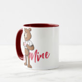 Mug Soyez le mien signe Mug, Saint Valentin Jour Roman (Devant gauche)