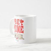 Mug Soyez le mien : Valentine's Funny Cute Carlin & Lo (Devant gauche)