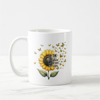 Mug Soyez le tournesol Sunshine personnalisé