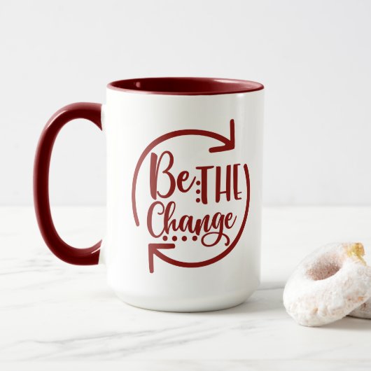 Mug Soyez l'inspiration du changement (Avec donut)