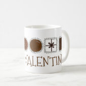 Mug Soyez ma Saint Valentin Boîte de chocolats Bonbons (Devant droit)