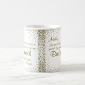 Mug Soyez mes confettis d'or de la demoiselle (Centre)