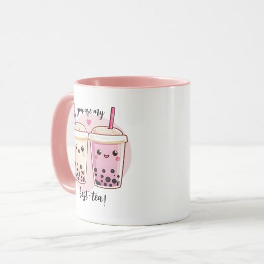 Mug Soyez mes meilleurs Galentines de thé (Devant gauche)