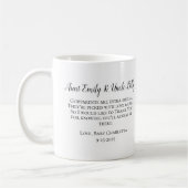 Mug Soyez mes parents Merci Photo (Gauche)