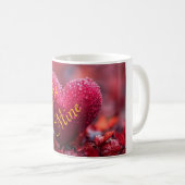 Mug Soyez mes Valentines Jour Cadeau - (Devant droit)