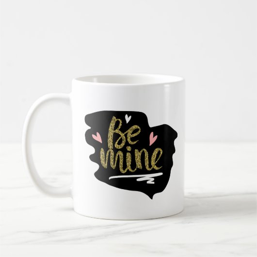 Mug Soyez miennes | Heureuse Sainte-Valentin Modern Sw (Gauche)