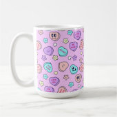 Mug Soyez Mine Pastel Coeur et Star Lavender (Gauche)