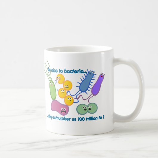 Mug Soyez Nice aux bactéries (Droite)