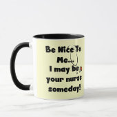 Mug Soyez Nice les T-shirts et les cadeaux (Gauche)