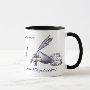 Mug Soyez Nice - rappelez-vous qui écrit les chèques
