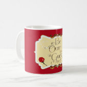 Mug Soyez Notre Invité Red Rose Sparkle (Devant gauche)