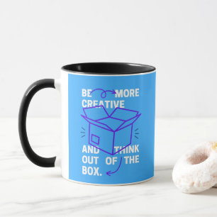 Mug Soyez plus créatif et pensez à l'inspiration de bo